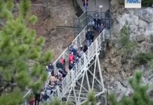 Германияда эки аялды 50 метр бийиктиктен капчыгайга түртүп жиберген адам кармалды