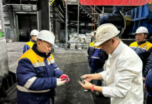 Мэр Бишкека посетил завод по обогащению угля в Улан-Баторе