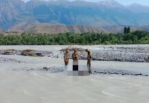 Спасатели нашли тело утонувшего в реке Нарын водителя экскаватора