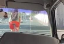 Таксиста, который сбил велосипедиста в Бишкеке, доставили в милицию