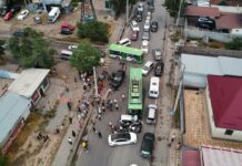 Крупное ДТП с участием троллейбуса произошло в Бишкеке