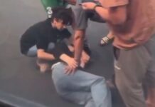 В Бишкеке сбили девушку — видео