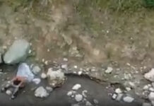 Ноокатта жайлоого кетип, жардан кулап түшкөн жигит дрондун жардамы менен табылды