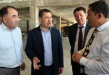 Президент Оштогу “ЕвроАзия ГРУПП” индустриалдык-логистикалык паркына барды