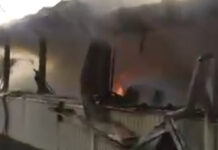 В доме для престарелых в Кара-Суу произошел пожар — видео