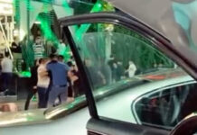 Возле ночного клуба в Бишкеке произошла массовая драка — видео