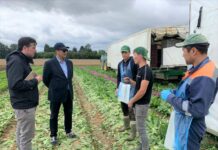 Послы КР и Великобритании посмотрели, как живут и работают кыргызстанцы в Англии — фото