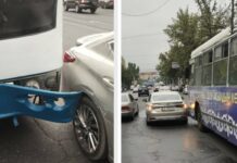 Бишкекте троллейбус катышкан жол кырсык катталды