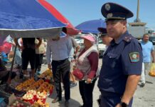 На въезде в Балыкчи убирают стихийные точки торговли рыбой