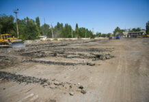 В Бишкеке идет строительство автопарка для новых автобусов