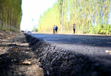 Ош – Баткен – Раззаков унаа жолуна асфальт төшөө иштери аяктады