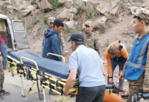 Чүйдө орусиялык жаран парапландан кулады