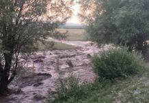 В Тюпском районе селевые потоки затопили жилые дома — фото