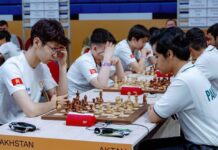 Кыргызстандык окуучу шахмат боюнча дүйнө чемпиондугунда алтын утту