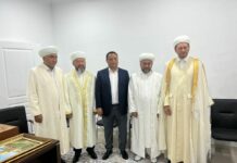 Матраимов принял участие в церемонии открытия нового здания муфтията КР