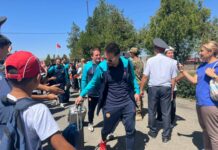 Легенды «Барсы» прибыли в Джалал-Абад — фото, видео