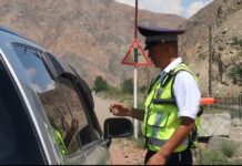 ГУОБДД переходит на усиленный режим работы на автодороге Бишкек—Чолпон-Ата