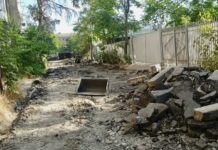 В Бишкеке начали капитальный ремонт улицы Усенбаева