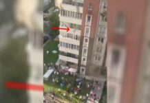 Алматыда өрттөн улам көп кабаттуу үйдөн секирген аял көз жумду