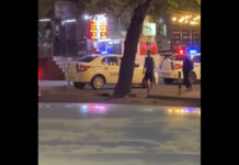 Стрельба в центре Бишкека. В милицию доставили 5 человек