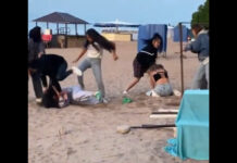 На пляже Иссык-Куля снова произошла драка — разборки устроили девушки