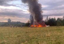 Росавиация подтвердила, что на борту разбившегося джета был Пригожин