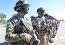 На Иссык-Куле проходят совместные учения военных Кыргызстана и Казахстана