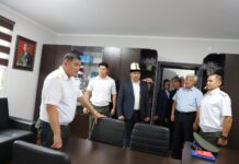 Ташиев в Иссык-Ате открыл новое здание управления ГКНБ