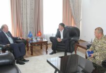 Глава Минобороны КР встретился с начальником Объединенного штаба ОДКБ