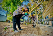 Борбор калаада дагы бир жашыл аянт ачылат