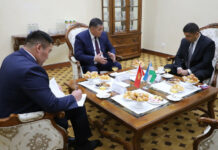 Ташиев провел встречу с главами погранслужб Кыргызстана и Узбекистана
