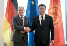 Президент Кыргызстана встретился с федеральным канцлером Германии