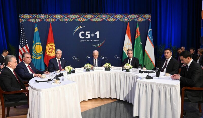 380417108 775848811216422 1996201054276643672 n Президент Садыр Жапаров принял участие в первом Саммите «Центральная Азия и США»