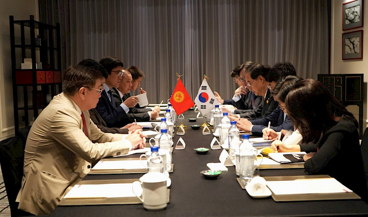 В Ханчжоу состоялись межправительственные переговоры Кыргызстана и Южной Кореи 