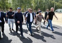 Президент Садыр Жапаров Ысык-Көлдөгү капиталдык оңдоп-түзөөдөн өткөн “Жыргалаң” санаторийине барды