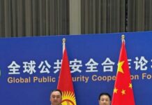 МВД: Улан Ниязбеков встретился с Министром общественной безопасности Китайской Народной Республики генералом полиции Ван Сяохун