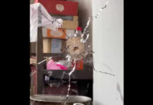 Пьяный сотрудник УОБДД стрелял по окнам многоэтажки в Токмаке — видео