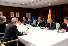 Садыр Жапаров встретился с руководством компании Knauf