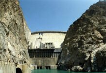 Объем воды в Токтогульском водохранилище составил почти 11,9 млрд кубов