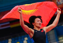 На Азиатских играх Айсулуу Тыныбекова победила соперницу за 14 секунд