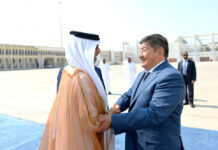 Акылбек Жапаров прибыл в Абу-Даби с рабочим визитом