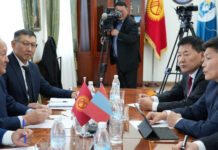 Мэры Бишкека и Улан-Батора договорились о взаимном сотрудничестве