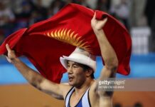 Данияр Кобонов — самый успешный борец из Кыргызстана на Азиатских играх