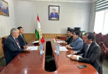 Посол Абдылдаев встретился с министром культуры Таджикистана