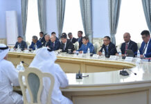 Акылбек Жапаров БАЭнин энергетика жана инфраструктура министри менен жолукту