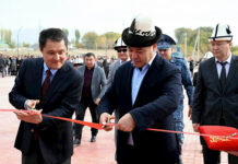 Садыр Жапаров открыл новый спортивный комплекс «Асыл» в Таласской области