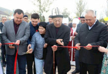 В Бишкеке открылся новый сквер и велодорожка