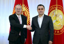 Садыр Жапаров ДСУнун Европа регионалдык бюросунун директорун кабыл алды