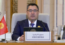 Президент Садыр Жапаров: «Кыргызстан признает законные права палестинского народа на независимость и создание суверенного государства»