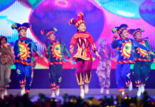 Бишкекте мэрдин жаңы жылдык балатысы өттү